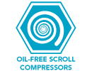 atlas copco,oil-free scroll air compressors,energy efficient compressors,pure oil-free air,iso 8573-1 class 0(2010),zero contamination,scroll compressors,